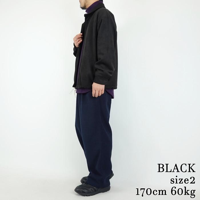 CURLY KIPS BLOUSON　日本製 Curly（カーリー） ニットスウェードジップアップブルゾン KNIT SUEDE