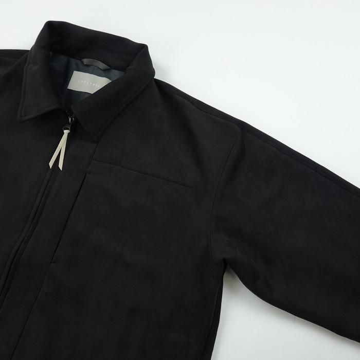 Curly（カーリー） ニットスウェードジップアップブルゾン KNIT SUEDE