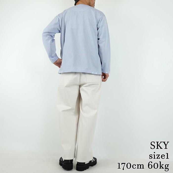 Curly（カーリー） シアサッカースナップボタンカーディガン
