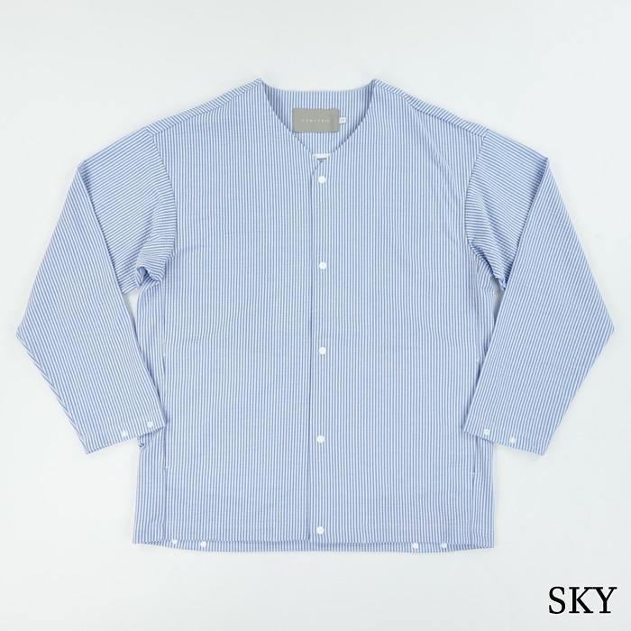Curly（カーリー） シアサッカースナップボタンカーディガン