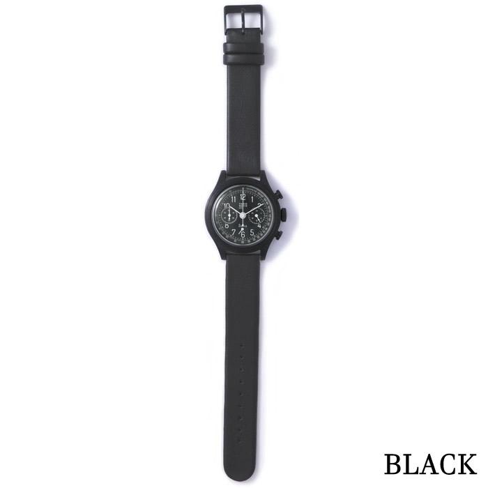 VAGUE WATCH CO. クロノグラフ ブラック　2EYES ヴァーグウォッチ VAGUE WATCH Co. 腕時計 2EYES（ツーアイズ