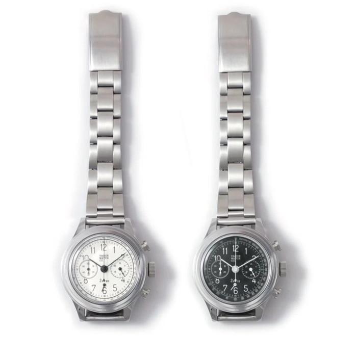 ツーアイズステンレスベルト　ヴァーグウォッチカンパニー　VAGUE WATCH CO　2EYES-AG　クロノグラフの画像