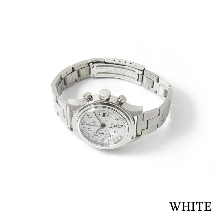 ツーアイズステンレスベルト　ヴァーグウォッチカンパニー　VAGUE WATCH CO　2EYES-AG　クロノグラフの画像