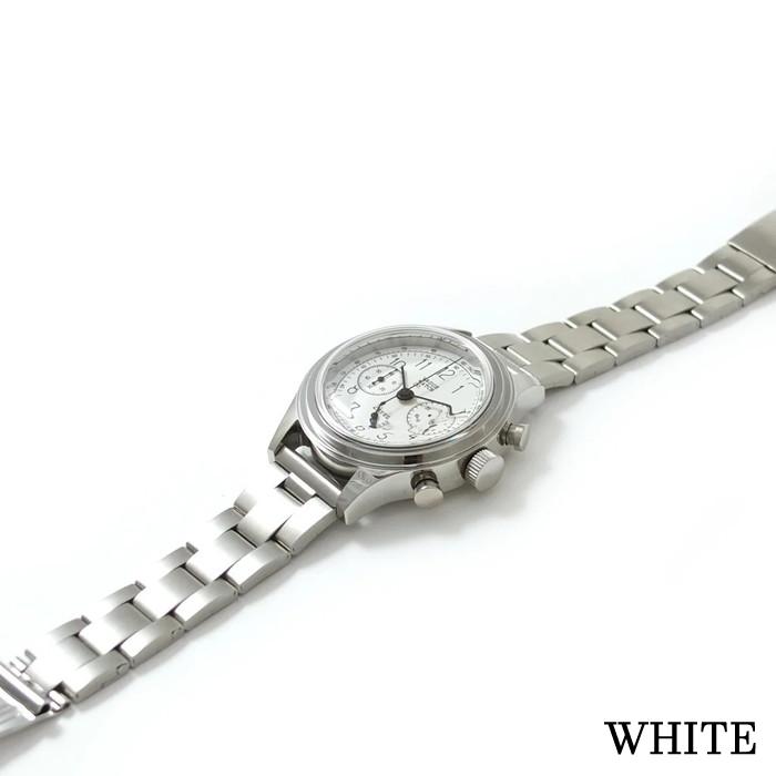ツーアイズステンレスベルト　ヴァーグウォッチカンパニー　VAGUE WATCH CO　2EYES-AG　クロノグラフの画像