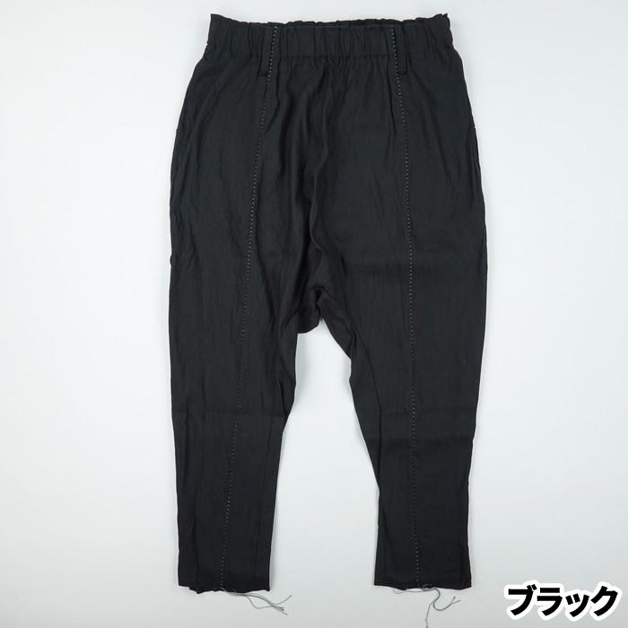 リネアル Wir Linea リネンレーヨンエラスタンサルエルドレスパンツ 