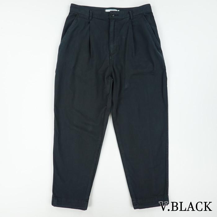 サンディニスタ　ビンテージチノパンオーバーダイ　SANDINISTA　Vintage Chino Tuck Pants Overdyed_1