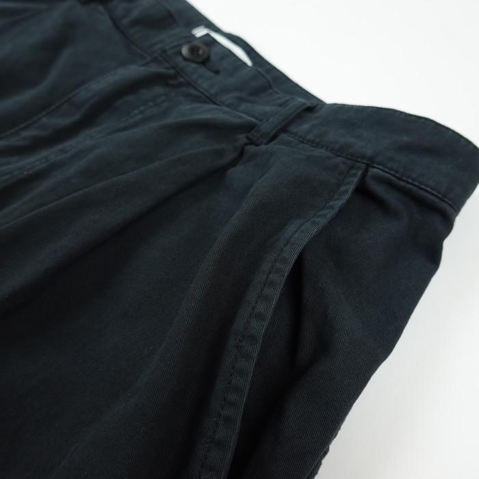 サンディニスタ　ビンテージチノパンオーバーダイ　SANDINISTA　Vintage Chino Tuck Pants Overdyed_3