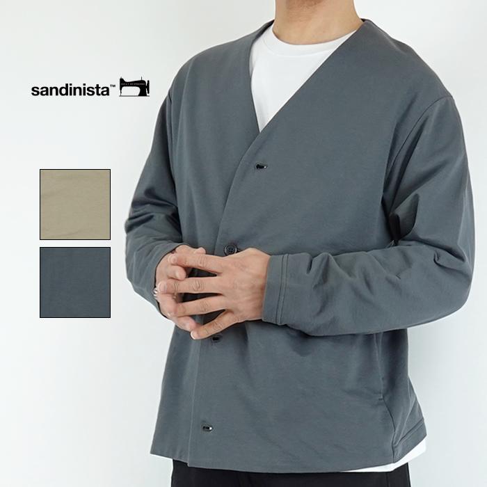メンズ　SANDINISTA サンディニスタ　カーディガン Sandinista（サンディニスタ） カーディガン LARGE グレー メンズ