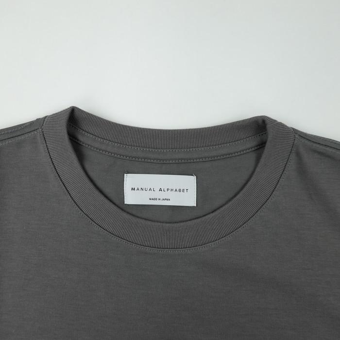 マニュアルアルファベット ワイドTシャツ MANUAL ALPHABET FANCTIONAL PRD SS WIDE TEE 日本製 | MANUAL ALPHABET | 06