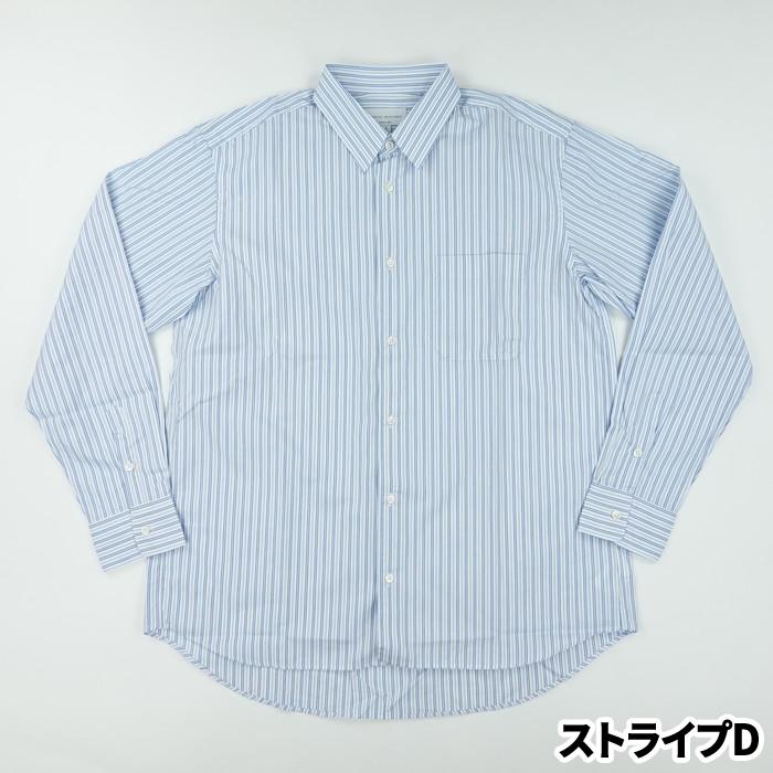 マニュアルアルファベット ブルーストライプレギュラーカラーシャツ MANUAL ALPHABET 80/2 BLUE STRIPE RC SHT 日本製 | MANUAL ALPHABET | 01
