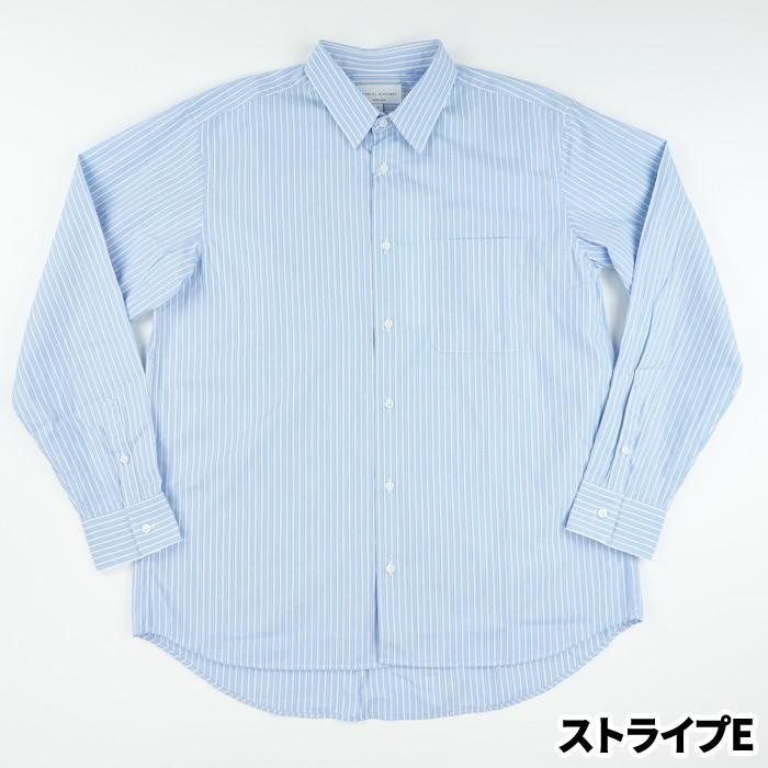 マニュアルアルファベット ブルーストライプレギュラーカラーシャツ MANUAL ALPHABET 80/2 BLUE STRIPE RC SHT 日本製 | MANUAL ALPHABET | 05