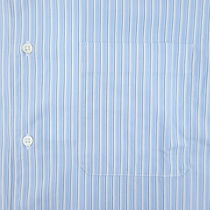 マニュアルアルファベット ブルーストライプレギュラーカラーシャツ MANUAL ALPHABET 80/2 BLUE STRIPE RC SHT 日本製 | MANUAL ALPHABET | 06
