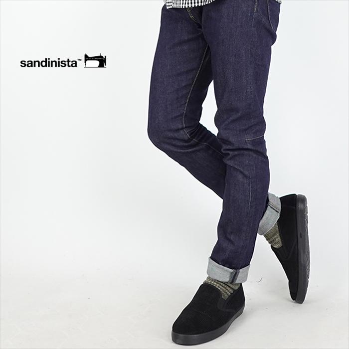 sandinista archive skinny denim black 【公式通販】