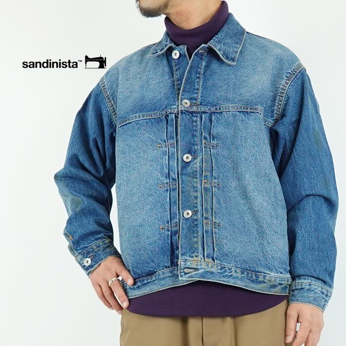 Sandinista（サンディニスタ） イージーフィットダメージデニム 