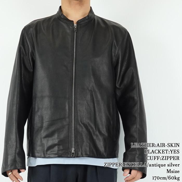 クァドルオーダーシステムシングルレザージャケット リバーメグロ  Liver megro CUDDLE ORDER SYSTEM leather jacketの画像