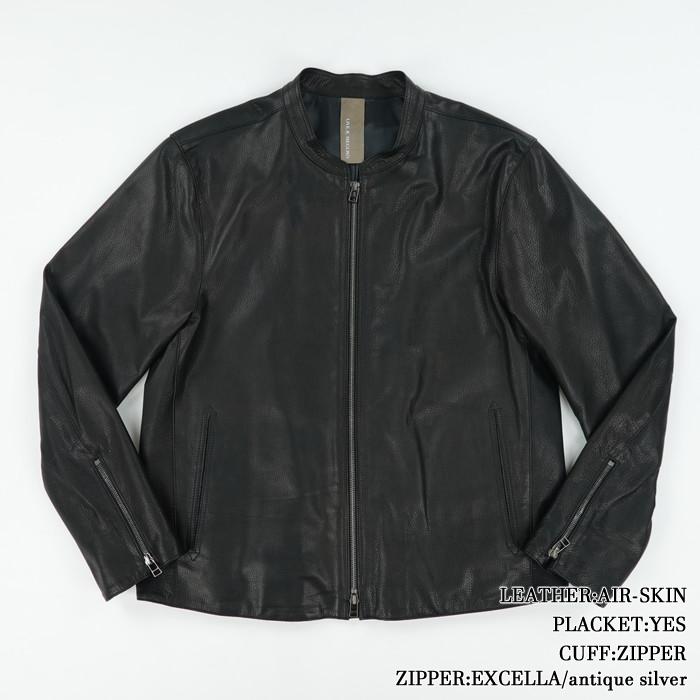 クァドルオーダーシステムシングルレザージャケット リバーメグロ  Liver megro CUDDLE ORDER SYSTEM leather jacketの画像
