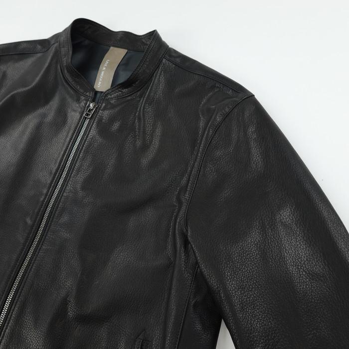 クァドルオーダーシステムシングルレザージャケット リバーメグロ  Liver megro CUDDLE ORDER SYSTEM leather jacketの画像