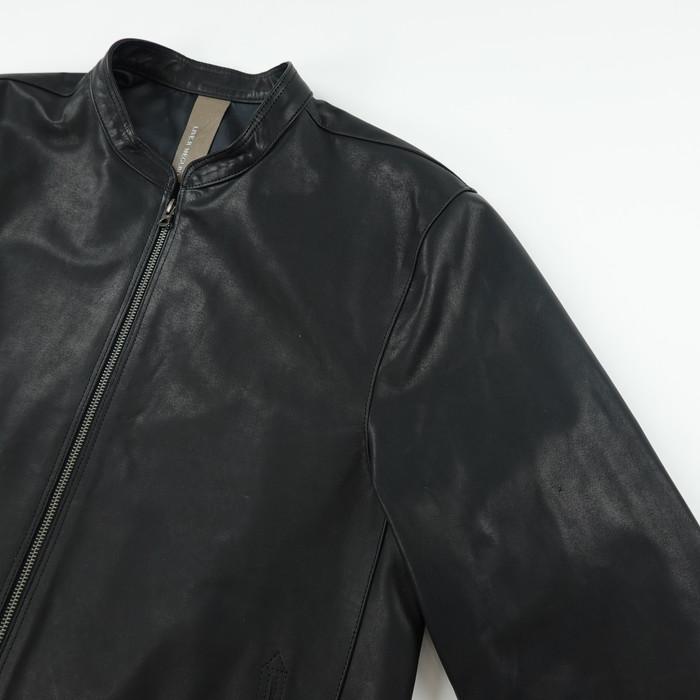クァドルオーダーシステムシングルレザージャケット リバーメグロ  Liver megro CUDDLE ORDER SYSTEM leather jacketの画像