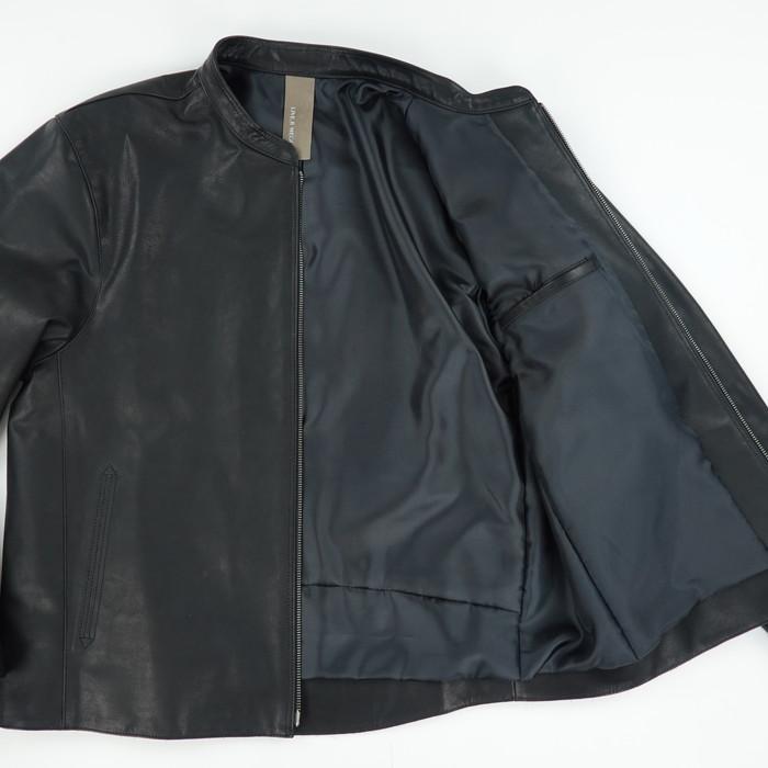 クァドルオーダーシステムシングルレザージャケット リバーメグロ  Liver megro CUDDLE ORDER SYSTEM leather jacketの画像