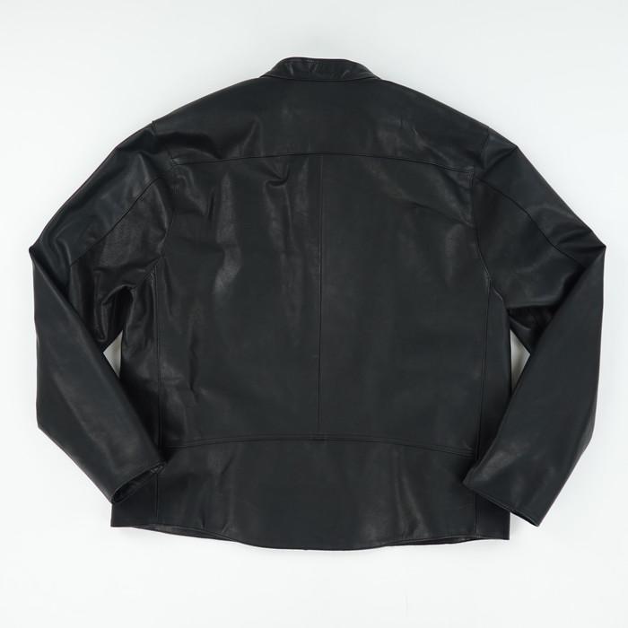 クァドルオーダーシステムシングルレザージャケット リバーメグロ  Liver megro CUDDLE ORDER SYSTEM leather jacketの画像