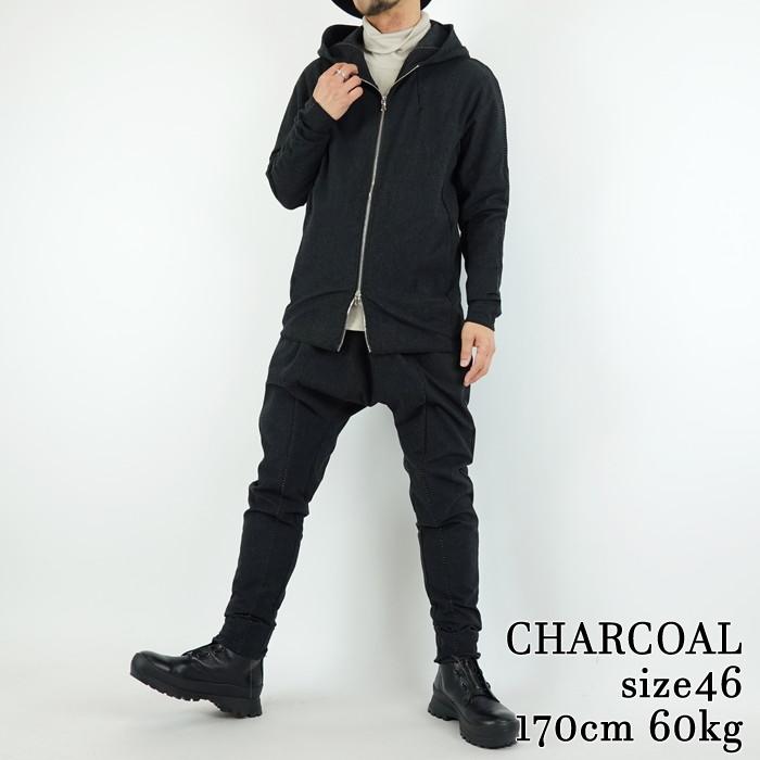 リネアル Wir Linea ニットメルトンジップフーディー Protean knit melton Inorganic DRESS ZIP HOODIE 「Nicht mehr」_17