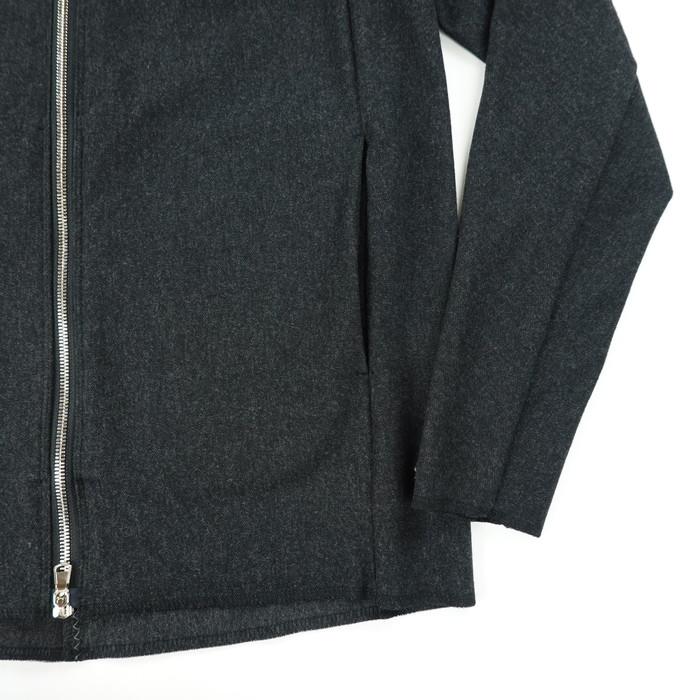 リネアル Wir Linea ニットメルトンジップフーディー Protean knit melton Inorganic DRESS ZIP HOODIE 「Nicht mehr」_6