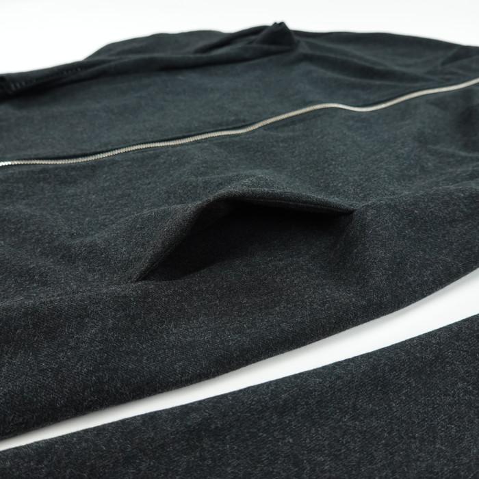 リネアル Wir Linea ニットメルトンジップフーディー Protean knit melton Inorganic DRESS ZIP HOODIE 「Nicht mehr」_8