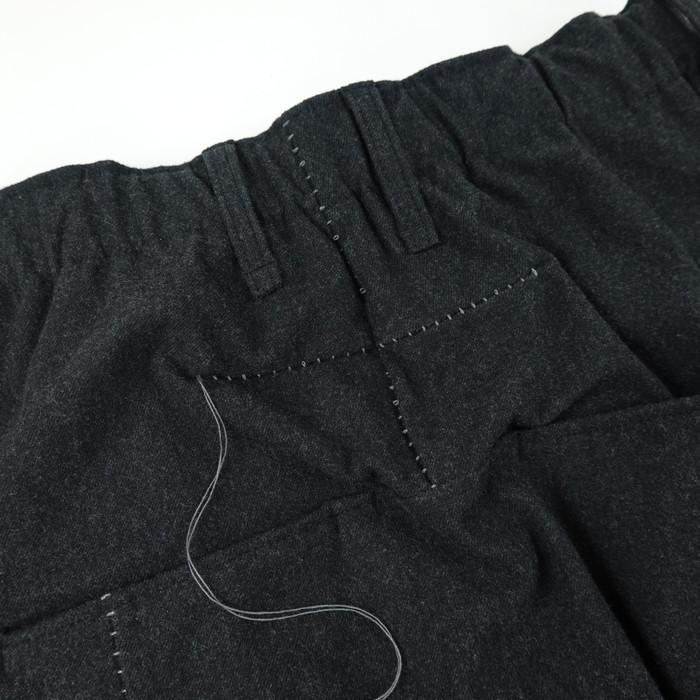 リネアル Wir Linea ニットメルトンサルエルパンツ Protean knit