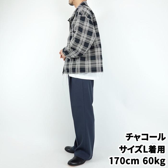 MR.OLIVE ミスターオリーブ レトロツイルスタプレワイドイージーパンツ 