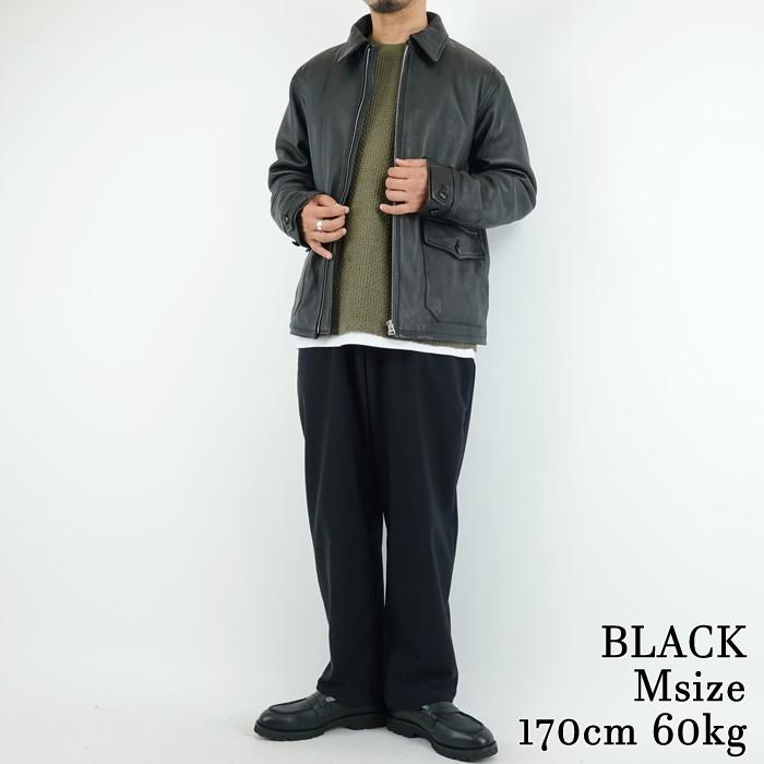 シープソフトレザーフライトジャケット　ミスターオリーブ　MR.OLIVE　HAIR SHEEP SOFT LEATHER TYPE M421A FLIGHT JACKETの画像