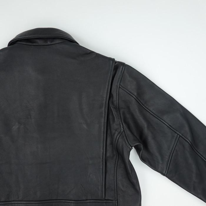 MR. OLIVE ブラック レザージャケット MA-1 2025年最新】Mr.OLIVE メンズ レザージャケット・ライダースの