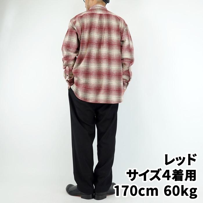 マニュアルアルファベット ルーズフィットヘリンボーンチェックネルシャツ MANUAL ALPHABET HERINGBONE NEL LOOSE FIT R/C SHT 日本製｜discovery2008｜21
