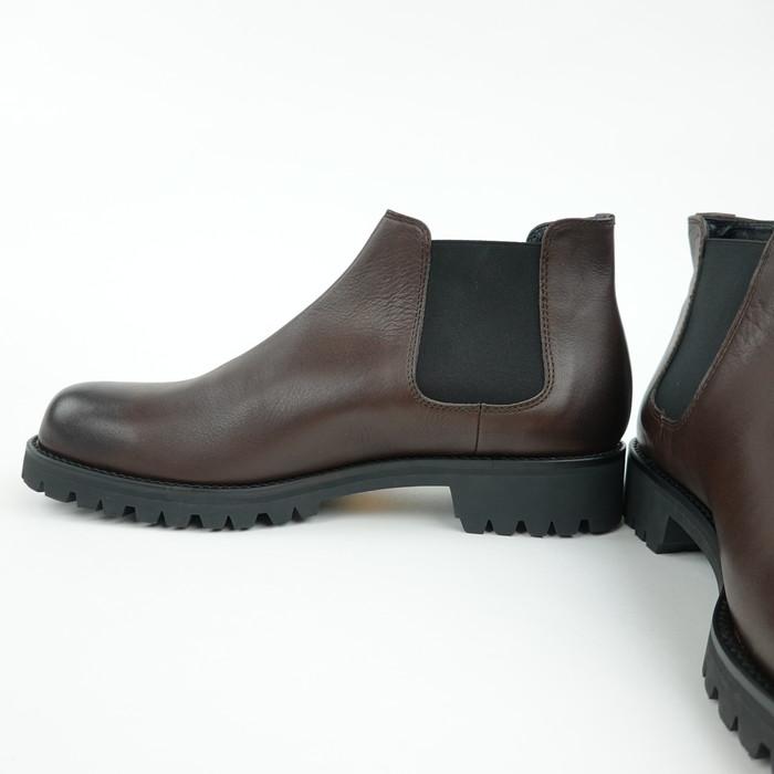 パドローネ PADRONE 防水レザーサイドゴアブーツ SIDE GORE BOOTS WATER PROOF LEATHER 本革 靴 メンズ 日本製の画像