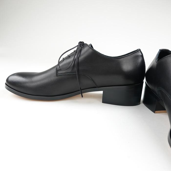 PADRONE（パドローネ） プレーントゥヒールシューズ BL DERBY SHOES 本