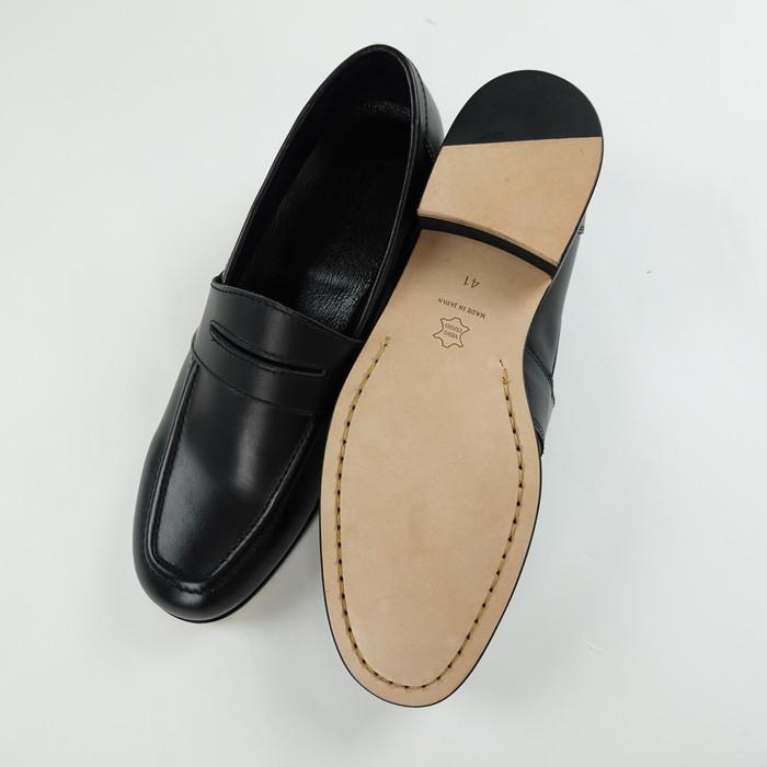 PADRONE（パドローネ） ヒールローファー PADRONE BL LOAFERS