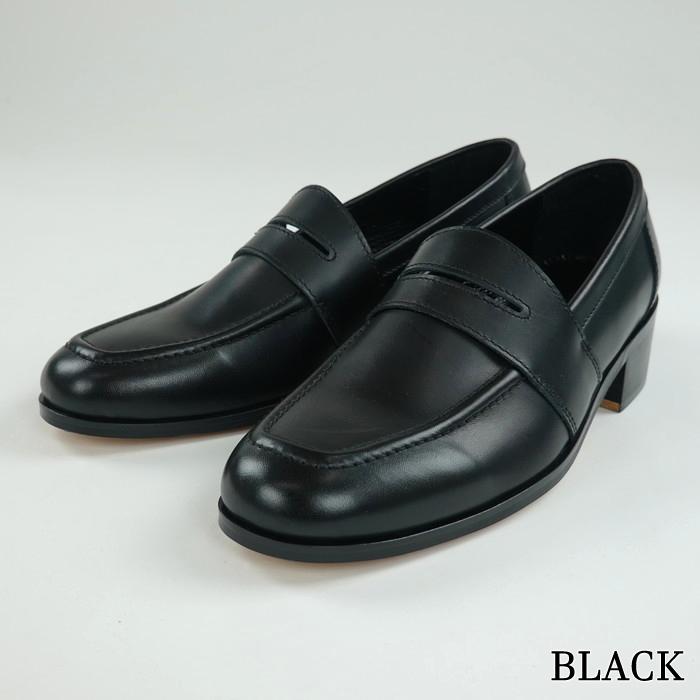 PADRONE（パドローネ） ヒールローファー PADRONE BL LOAFERS