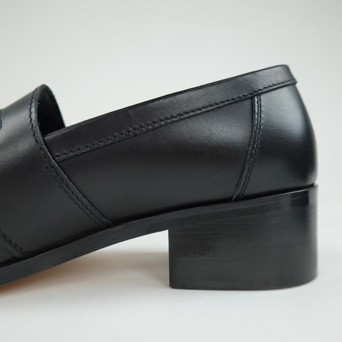 PADRONE（パドローネ） ヒールローファー PADRONE BL LOAFERS