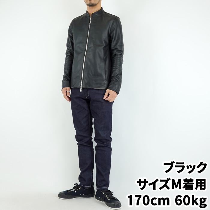 リバーメグロ オイルエアレザーライダースジャケット Oil Air Leather