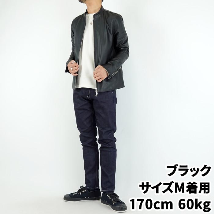 リバーメグロ オイルエアレザーライダースジャケット Oil Air Leather