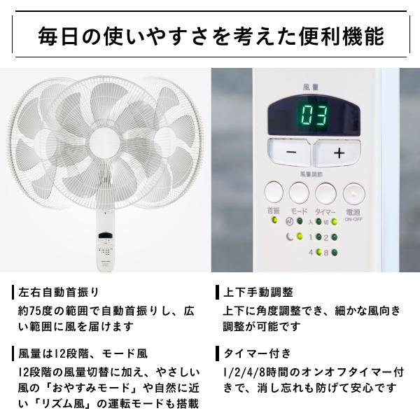 APIX INTERNATIONAL（アピックス インターナショナル） 扇風機 DC 左右