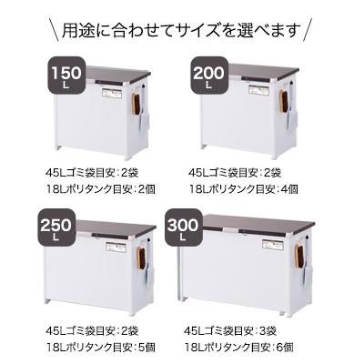 マルチボックス 200L 組み立て式 ゴミ箱 屋外 屋外ストッカー 小型