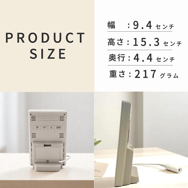 アデッソ（ADESSO） デジタルカレンダー カラー マンスリー カレンダー