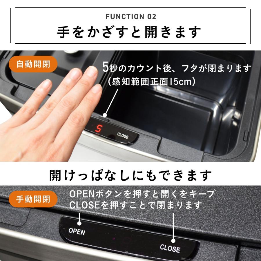 アントレックス センサーダストボックス 62L 4つ分別 ゴミ箱
