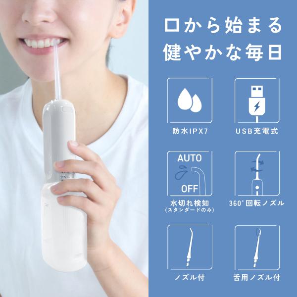 口腔洗浄器　ジェットクリーン　グリフィ 水流がすばやく歯間や舌をキレイに！ドリテック 口腔洗浄器「ジェット