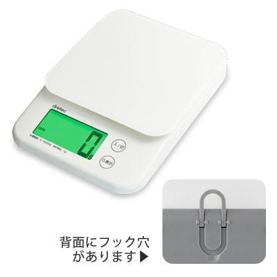 デジタルスケール 5kgはかり キッチンスケール デジタル キッチン 電子はかり デジタルはかり クッキングスケール 計量器  ドリテック｜dish｜07