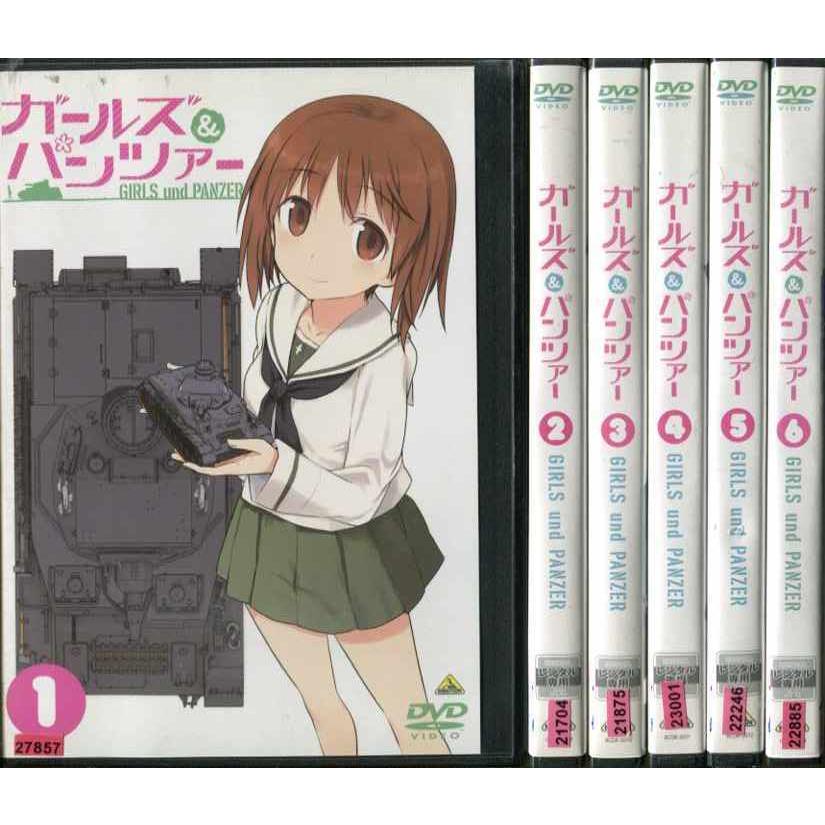 ガールズ パンツァー 1 6 全6枚 全巻セットdvd レンタル落ち中古 アニメ 特撮