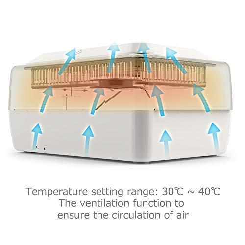 LifeBasis　自動孵卵器　インキュベーター　鳥類専用ふ卵器　自動温度制御　デジタル表示　子供教育用　大容量　孵化器24個入卵OKヒヨコ生まれ　自動転卵式　湿度保持　鶏卵