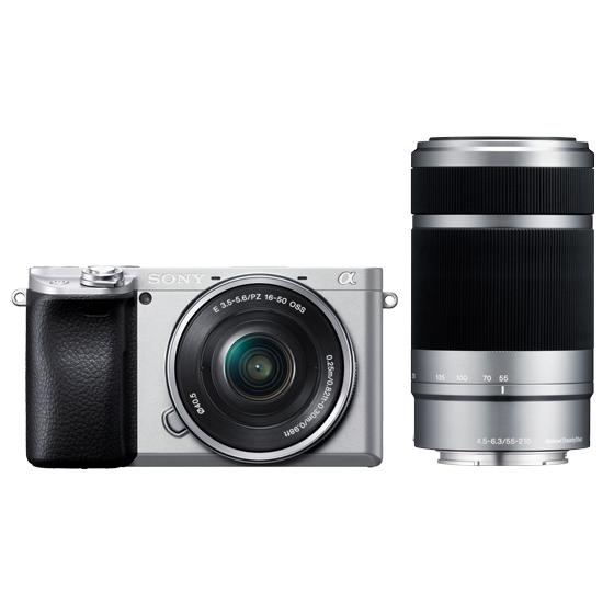 SONY α6400 ILCE-6400Y ダブルズームレンズキット [シルバー] | SONY
