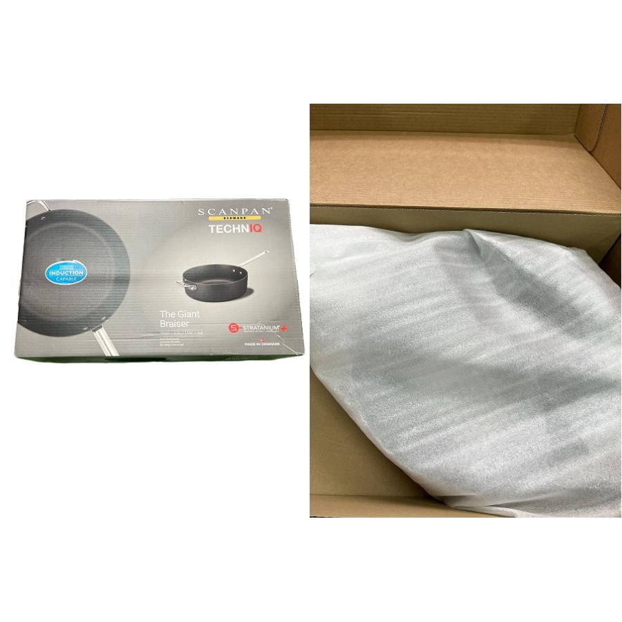 ScanSpan SCANPAN(スキャンパン) 両手鍋 ブラック 直径30cm/容量5.5L 
