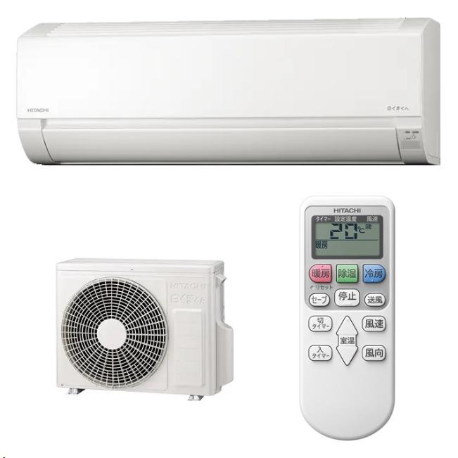 未開封未使用品 日立 ルームエアコン RAS-AJ28R-W 家電 白くまくん 日立（HITACHI） 白くまくん RAS-AJ28R(W) [スターホワイト